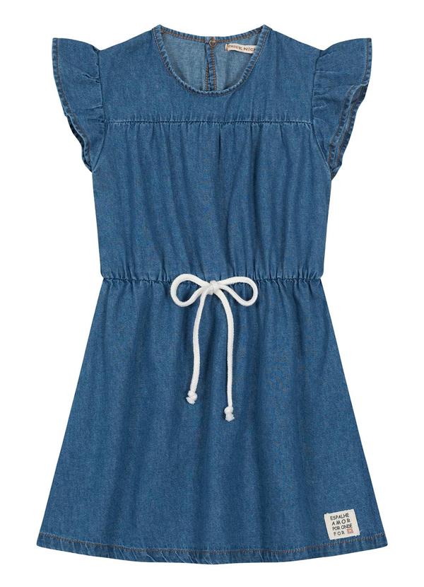 Trick Nick - Vestido Jeans Infantil Azul 3