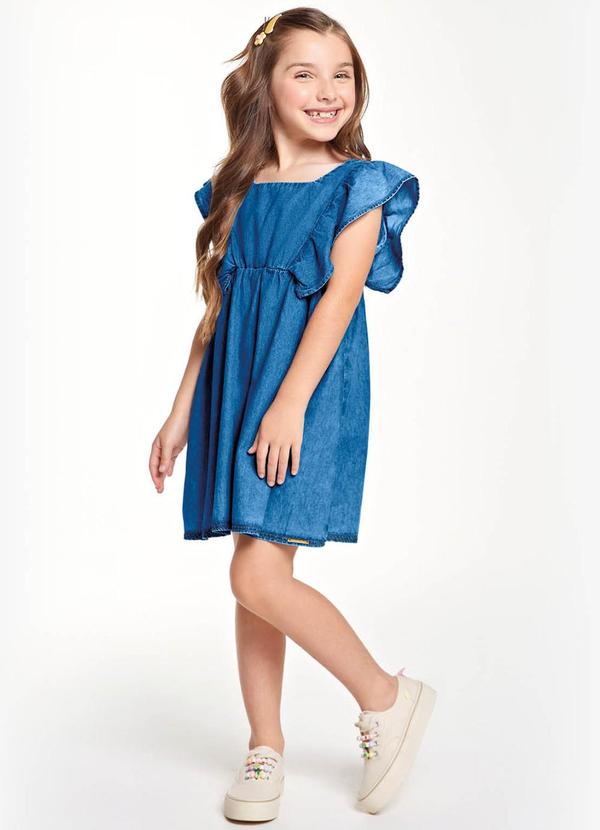 Trick Nick - Vestido Jeans Infantil Azul