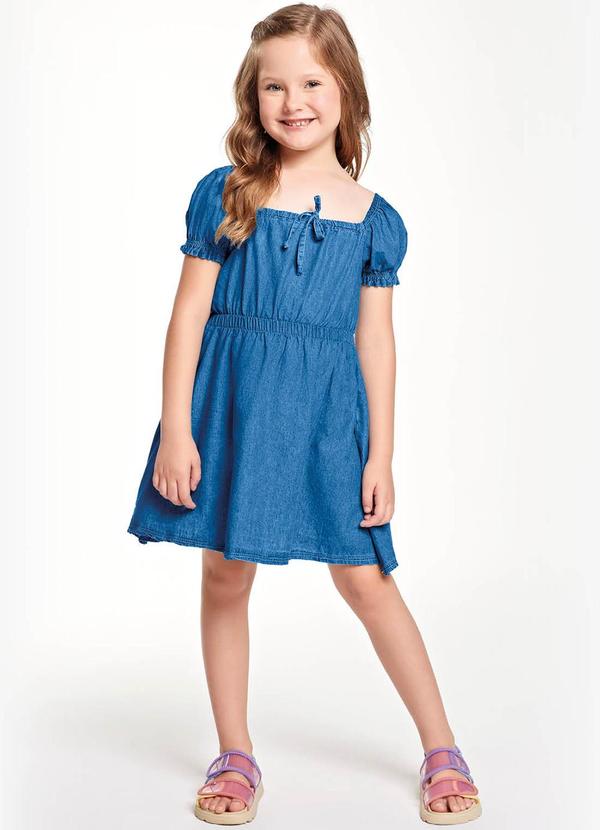 Trick Nick - Vestido Jeans Infantil Azul