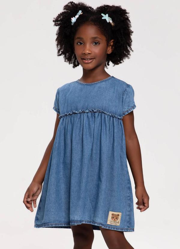 Trick Nick - Vestido Jeans Infantil Azul