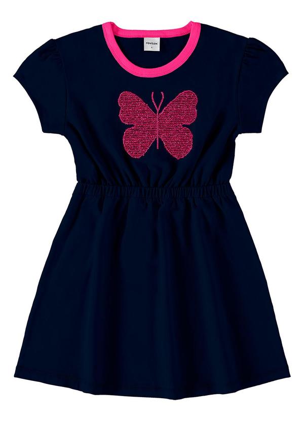 Rovi Kids - Vestido Juvenil Borboleta Azul