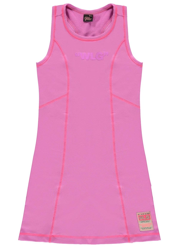 Gloss - Vestido Juvenil em Molecotton Rosa 5