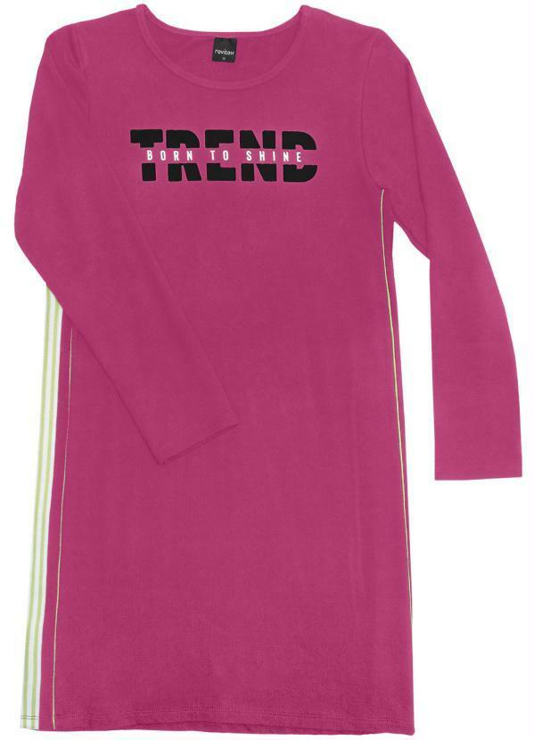 Rovitex Teen - Vestido Juvenil Menina com Listra Roxo