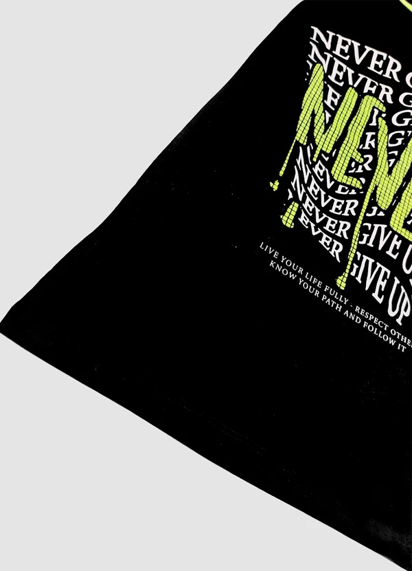 Turminha - Vestido Juvenil Meia Malha Preto 4