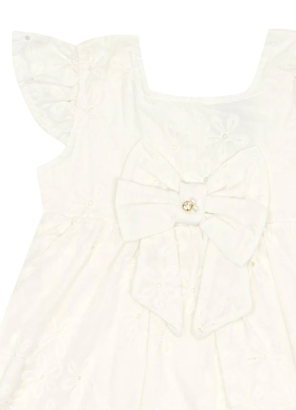 Pulla Bulla - Vestido Laise e Malha Forro Bege 2