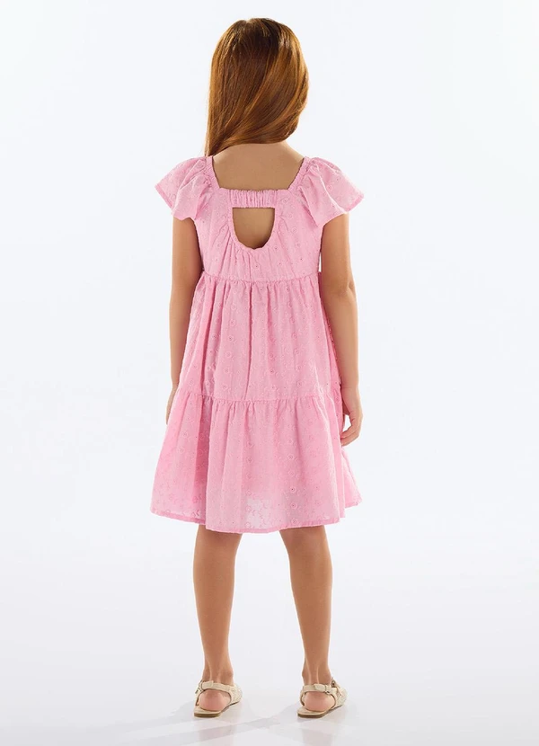 Quimby - Vestido Laise Infantil Rosa 2