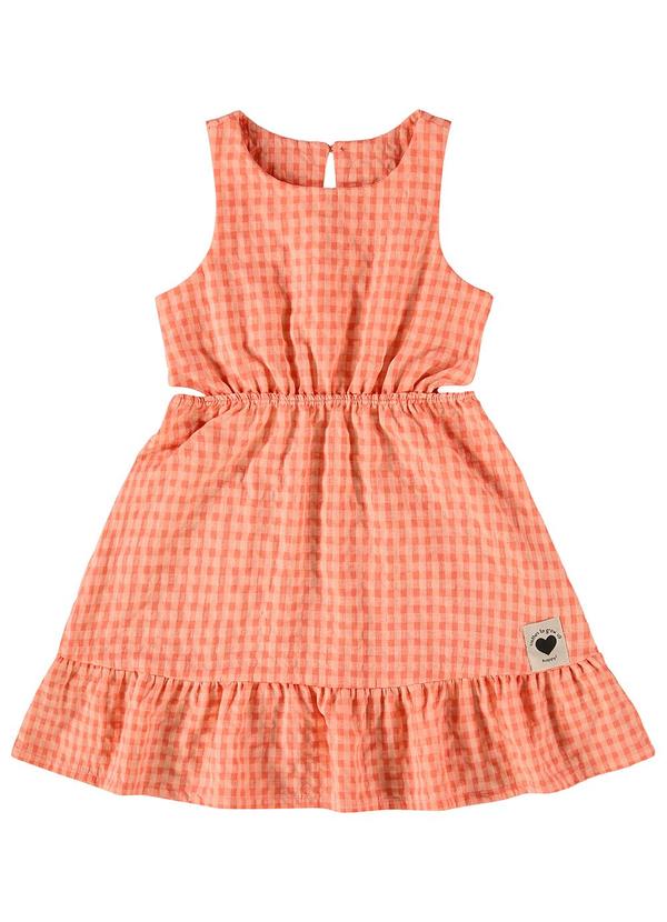 Malwee Kids - Vestido Laranja Godê Cut Out