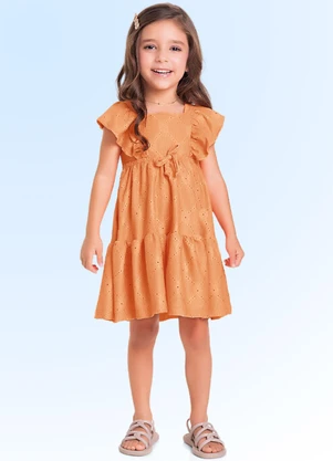Fakini Kids - Vestido Laranja - FAKINI KIDS