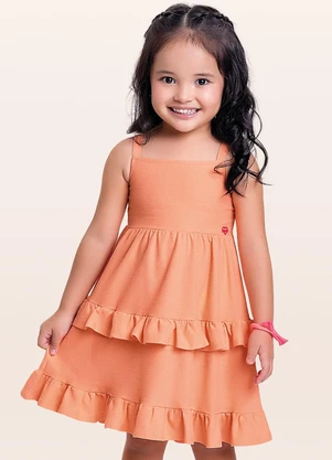 Fakini Kids - Vestido Laranja - FAKINI KIDS