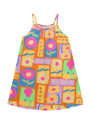 Fakini Kids - Vestido Laranja - FAKINI KIDS