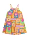 Fakini Kids - Vestido Verde - variação: Laranja