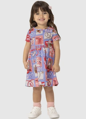 Malwee Kids - Vestido Lavanda Godê Country - MALWEE KIDS