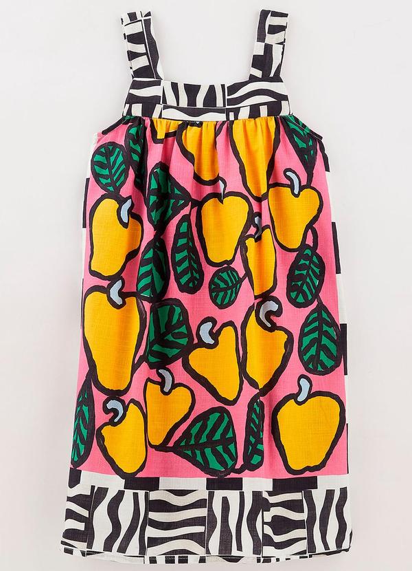 Fábula - Vestido Lenço Caju