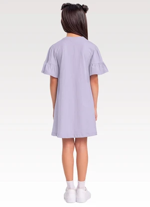 Fakini Kids - Vestido Lilo & Stitch Roxo - FAKINI KIDS
