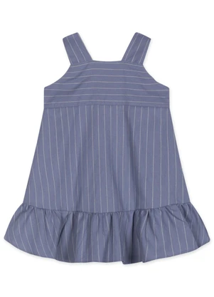 Lilica Ripilica - Vestido Listrado Curto Bebê Feminino Azul - LILICA RIPILICA
