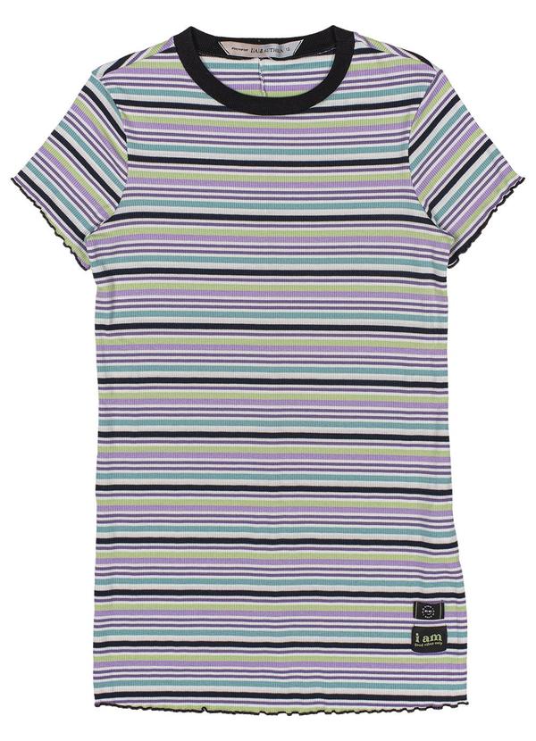 I Am - Vestido Listrado Lilás 3