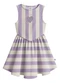 Malwee Kids - Vestido Listrado Rodado Azul Celeste - variação: Lavanda