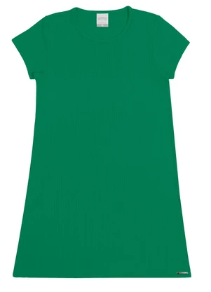 Alakazoo - Vestido Malha Canelado Sevilha Verde - ALAKAZOO