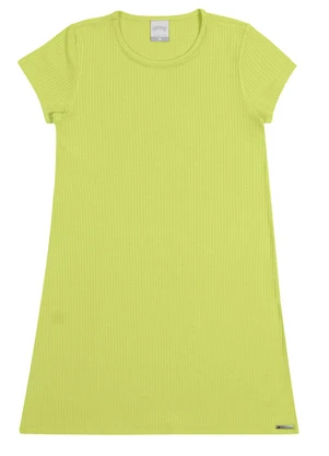 Alakazoo - Vestido Malha Canelado Sevilha Verde - ALAKAZOO