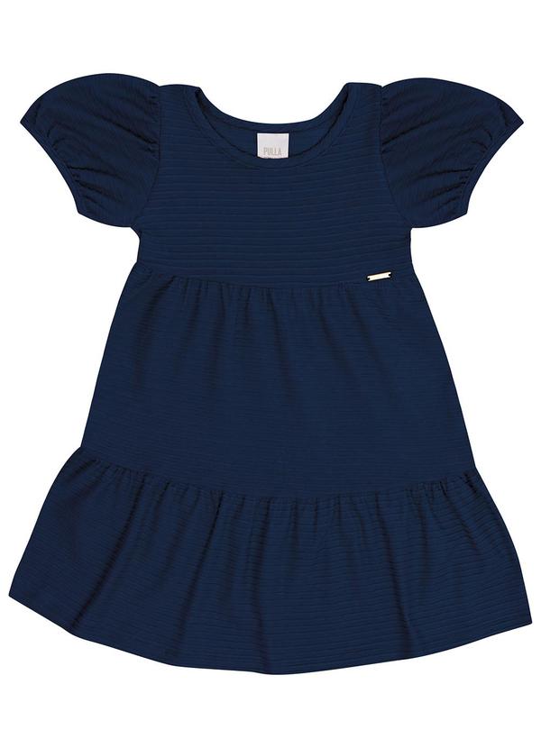Pulla Bulla - Vestido Malha Corrente Azul