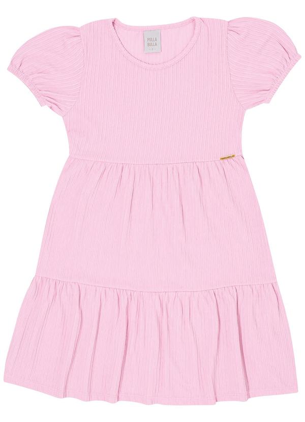 Pulla Bulla - Vestido Malha Corrente Rosa 1