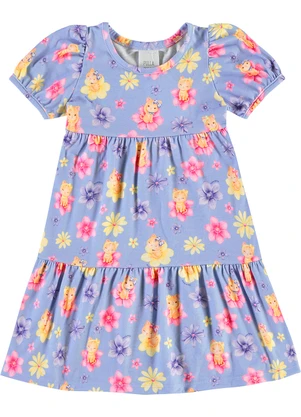 Pulla Bulla - Vestido Malha Leve Azul - PULLA BULLA