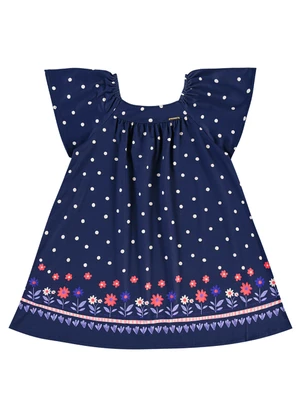 Pulla Bulla - Vestido Malha Leve Marinho - PULLA BULLA