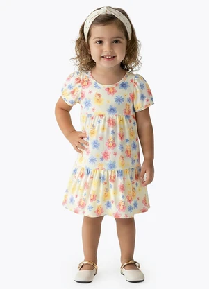 Pulla Bulla - Vestido Malha Leve Natural - PULLA BULLA