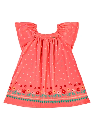 Pulla Bulla - Vestido Malha Leve Rosa - PULLA BULLA