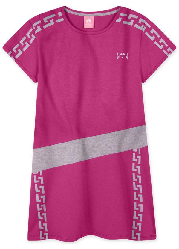 Lilica Ripilica - Vestido Malha Menina Rosa