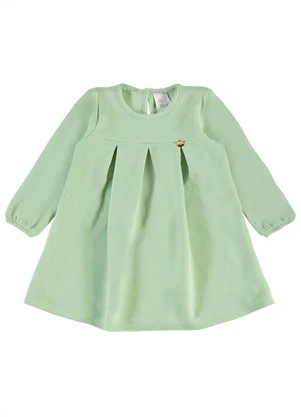 Pulla Bulla - Vestido Malha Relovo com Elastano Verde - PULLA BULLA