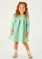 Pulla Bulla - Vestido Malha Relovo com Elastano Rosa - variação: Verde