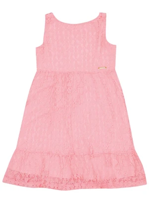 Pulla Bulla - Vestido Malha Rosa - PULLA BULLA