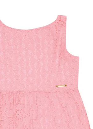 Pulla Bulla - Vestido Malha Rosa - PULLA BULLA