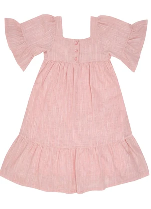 Pulla Bulla - Vestido Malha Rosa - PULLA BULLA