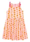 Duduka - Vestido Infantil Rotativo Estampa Folhas  Bege - variação: Rosa