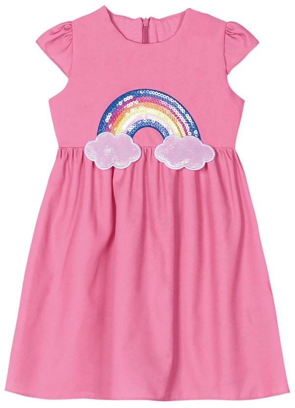 Marisol - Vestido Manga Curta Arco-Íris Infantil Menino R 1