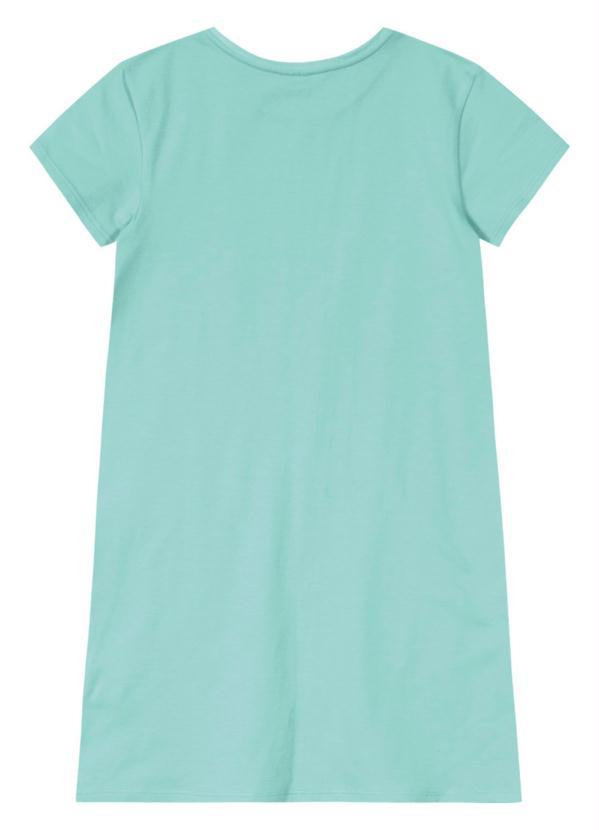 Lilica Ripilica - Vestido Manga Curta Malha Infantil Azul 2