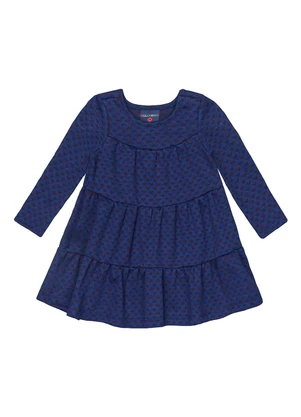 Guloseima - Vestido Manga Longa Bebê Azul - GULOSEIMA