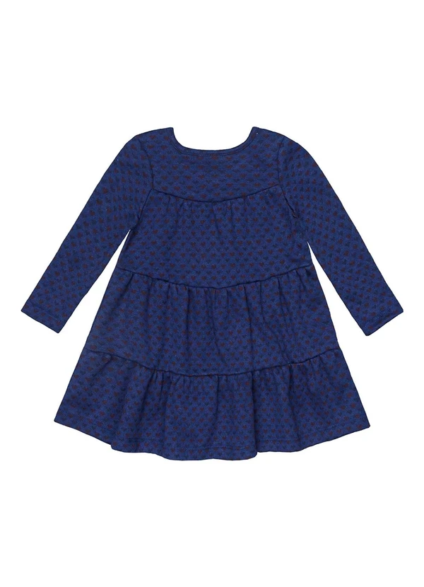 Guloseima - Vestido Manga Longa Bebê Azul 2