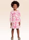 Fakini Kids - Vestido Manga Longa Rosa - variação: Bege