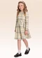 Fakini Kids - Vestido Manga Longa Cinza - variação: Cinza