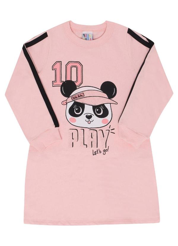 Pulla Bulla - Vestido Manga Longa Menina Rosa