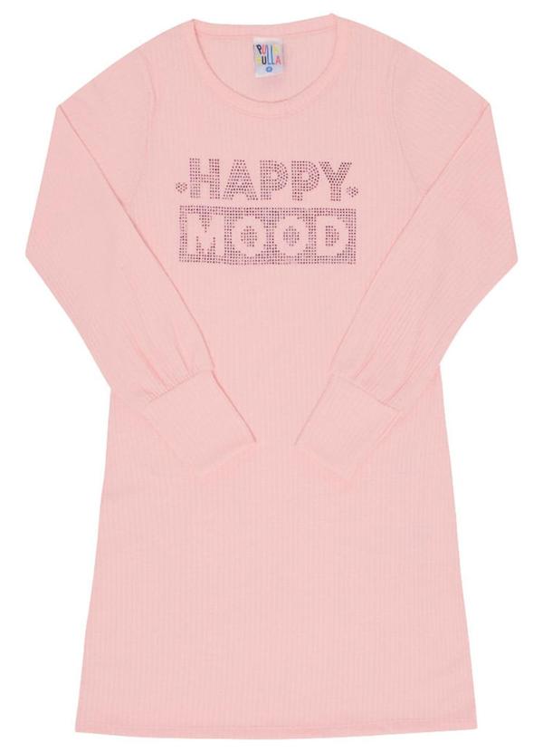 Pulla Bulla - Vestido Manga Longa Menina Rosa