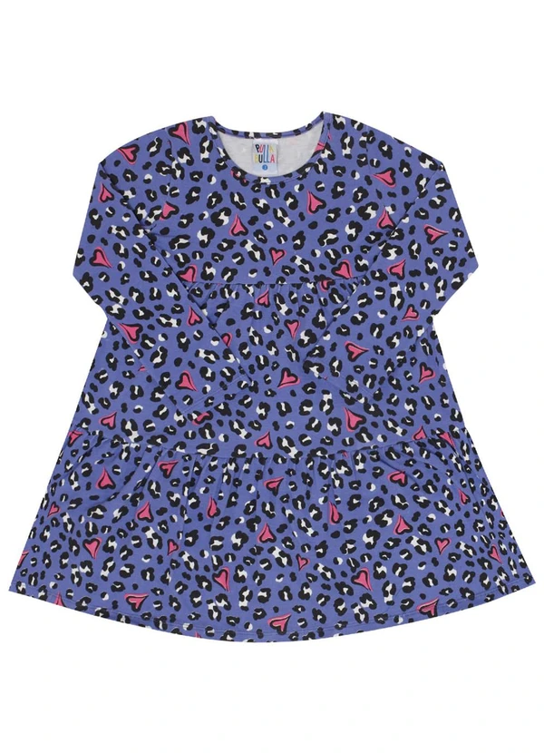 Pulla Bulla - Vestido Manga Longa Menina Roxo 1