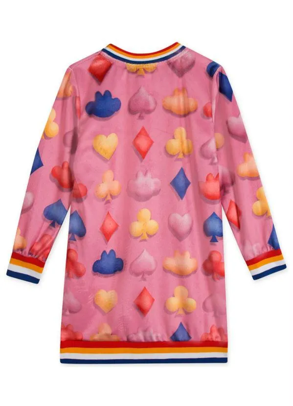 Lilica Ripilica - Vestido Manga Longa Menina Infantil Rosa 2