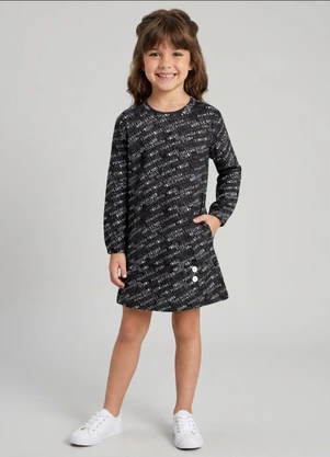 Vestido Manga Longa Feminino Marisol (Preto) - MARISOL