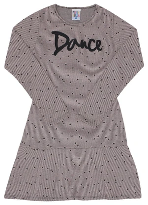 Pulla Bulla - Vestido Manga Longa Malha Menina Rosa - PULLA BULLA