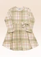 Fakini Kids - Vestido Manga Longa Cinza - variação: Marfim
