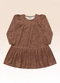 Fakini Kids - Vestido Manga Longa Marrom - variação: Marrom